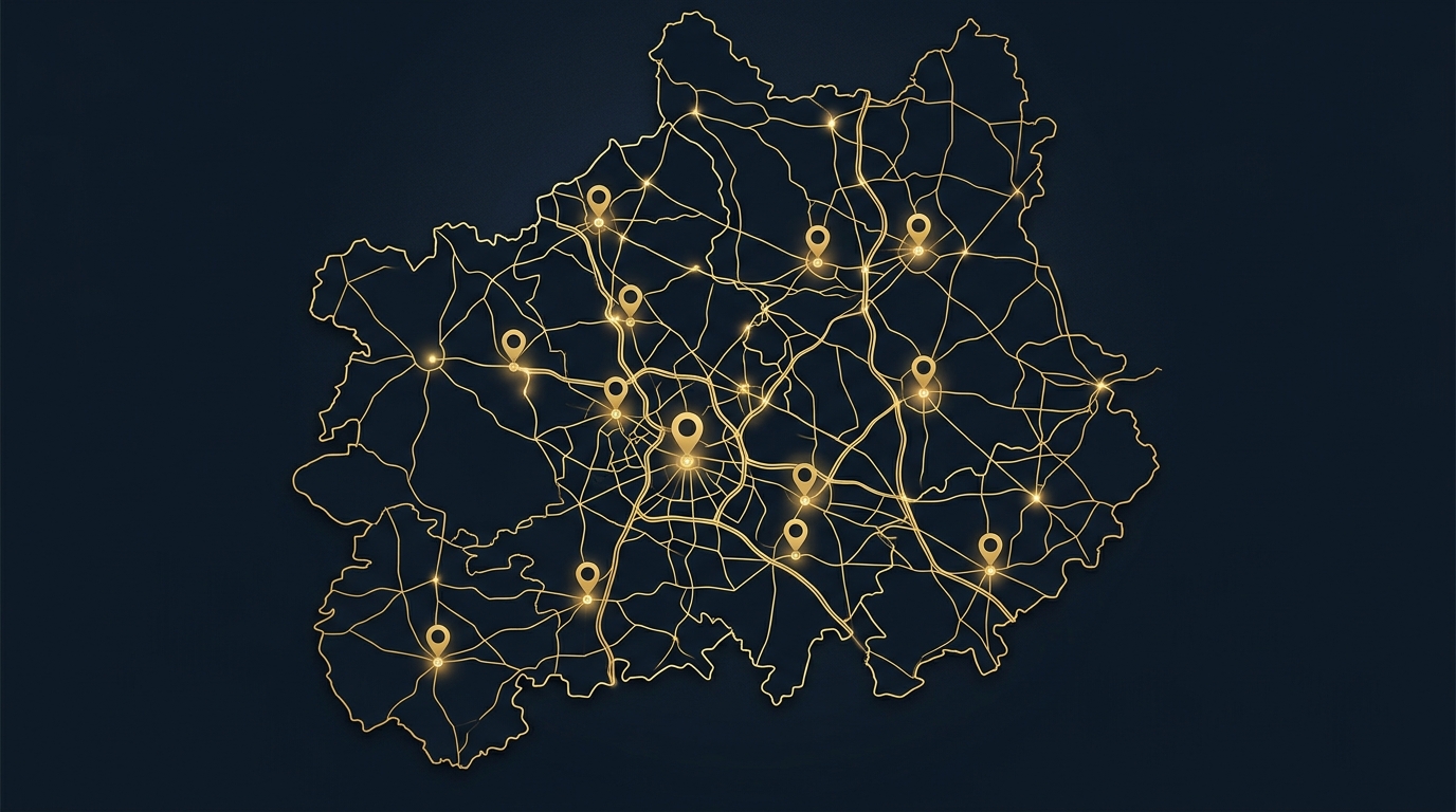 TQS Stays Coverage Map